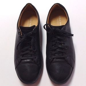 MENS COLE HAAN SHOES. SIZE 11 M  BLACK LACE UP.